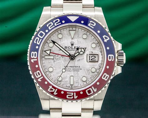 rolex gmt master ii white dial|gmt master 2 white gold.